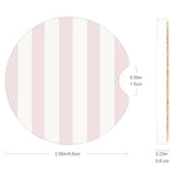 Ceramic Car Coasters – Absorbent Car Cup Holder Coaster Set for Women, Cute Aesthetic Car Accessories for Girls, 2 Pack (Classic Pink)