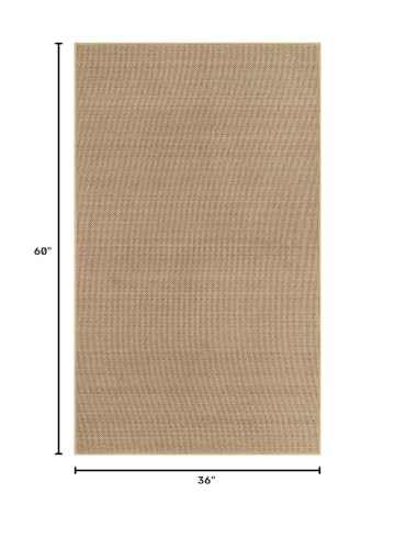 Lahome Farmhouse Entryway Rug, 3x5 Washable Area Rugs for Kitchen Bedroom