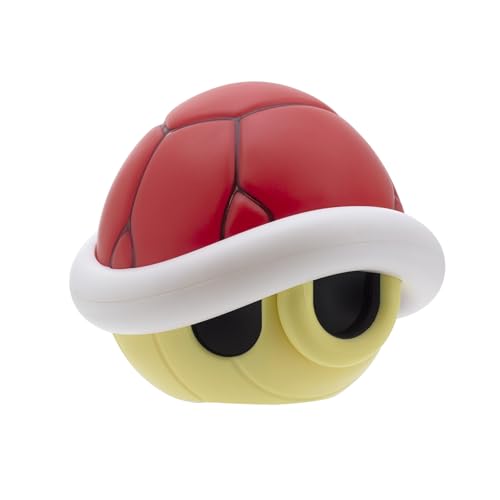 Paladone Super Mario Red Shell Light with Sound - Officially Licensed Nintendo Merchandise, Gaming Home Décor, Game Room Light