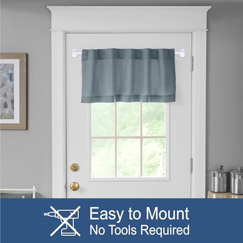 Kenney - Appliance Magnetic Curtain Rod, No-Drill Installation for Steel Surfaces, 5/8" Diameter, Adjustable 16"–28", Multi-Use for Windows, Doors & Appliances, White