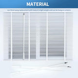 2 Pcs 12 inch Blind Wand, Vertical Blinds Replacement Parts with Hook and Grip, White Fiberglass Blind Tilt Wand, for Windows Curtain Door Shades Opener Accessory