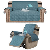 H.VERSAILTEX 100% Waterproof Oversized Recliner Cover and Loveseat Cover Bundle