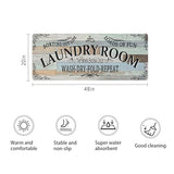 Non Slip Laundry Room Rug - Farmhouse Kitchen Floor Mat -Laundry Room Rug- Runner Decor -Washable Floor Carpet for Washroom Mudroom Kitchen Bathroom Hallway-20 x48