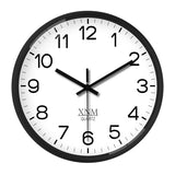 XNM 8 Inch Small White Classic Wall Clock for Living Room Bedroom Kitchen Analog Modern Clocks Battery Operated Minimalist Silent Wall Clock Non Ticking