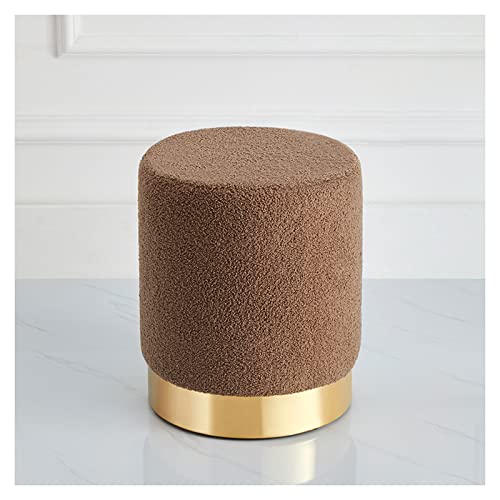 Footstool, Faux Leather Cube Pouf, Square Leather Pouf, Contemporary pu Leather Pouf, Padded Footstool, Tufted Pouf for Living Room Bedroom Moroccan Decor,Dark Gray