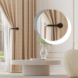 Hion Curtain Holdbacks Black 2pcs, Curtain Tiebacks Wall Mounted Curtain Hooks Holders for Drapes