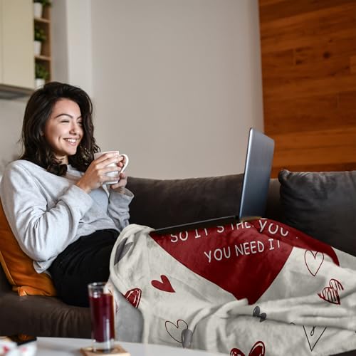 Get Well Gifts for Women, Hug Blanket 60"X50", Thinking of You/Relaxation Gift for Women, After Surgery/Feel Better Gifts, Inspirational/Memorial/Birthday Gift for Woman Mom Wife Girlfriend
