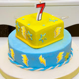 Conelist Cartoon Red and White Birthday Cake Candle Numeral Birthday Cake Topper for Animated Decoration Cartoon Party Supplies(Number 7)