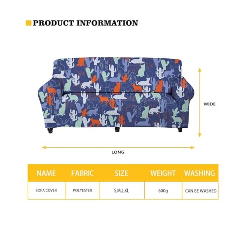 Cow Print Sofa Covers for 2 Cushion Couch Pet Friendly Anti Slip Non Skid Foam Elastic Bottom Washable Stretch Holiday Xmas Gifts Sofa Cover Decor