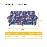 Cow Print Sofa Covers for 2 Cushion Couch Pet Friendly Anti Slip Non Skid Foam Elastic Bottom Washable Stretch Holiday Xmas Gifts Sofa Cover Decor