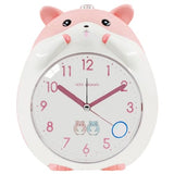 Kids Alarm Clock, Analog Alarm Clocks, Cute Cartoon Decorative Small Desk Clock for Bedroom, Bedside, Living Room, Shelf, Not Include Battery