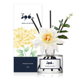 396 st. Dahlia Flower Reed Diffuser, Vanilla Lavender, 200ml(6.7oz) / Reed Diffuser Sets, Home Fragrance, Scented Oils, Home & Bathroom Décor