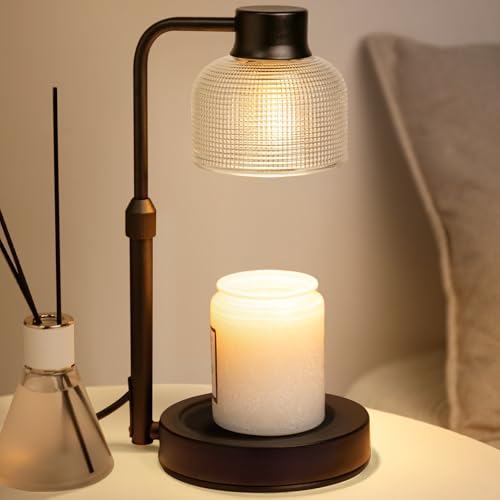 KLL Candle Warmer Lamp with Timer: Birthday Gift for Women, House Warming Gifts New Home, Room Decor - Wax Melt Warmer for Scented Jar Candles