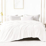 Whale Flotilla Soft Flannel Fleece Bed Blanket King Size, White