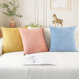 CaliTime Decorative Couch Throw Pillow Covers 20 X 20 Inches Gold