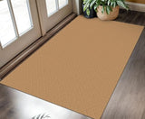 KOZYFLY Washable Entryway Rug, 3x5 Ft, Warm Tan
