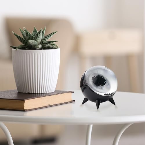 Ferrofluid Lamp, Ferrofluid Speaker, Dancing Ferrofluid, Venoms Sound Fluid, Ferro Fluid Sound Visualizer, Charging Ferrofluid Speaker Sound Visualizer with Light, Ferrofluid Display Lamp