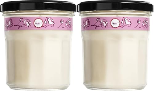 MRS. MEYER'S CLEAN DAY Aromatherapy Candle, Peony, 7.2 oz, 2 Pack