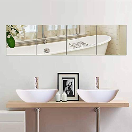 Full Length Mirror Full Body Mirror Combination Floor Mirror 4 Pack Wall Stitching Suspension 120 * 30cm AN1017 914
