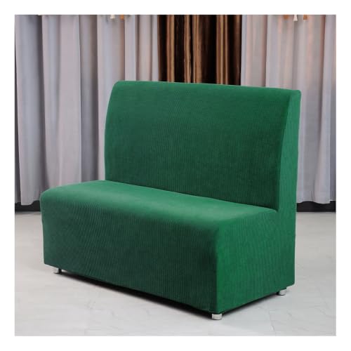 Non-Slip Futon Covers Slipcovers with Elastic Bottom, Dustproof Armless Sofa Card Seat Cover Stretch Settee Loveseat Couch Bed Covers Protector Slipcovers for Hotels, Bars