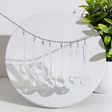 LONGWIN 20pcs 3inch Crystal Teardrop Chandelier Pendant Parts Wedding Party Christmas Tree Decorations Ornaments
