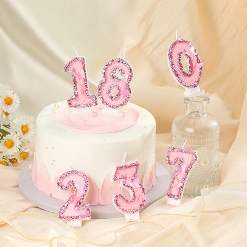 PHD CAKE Number 1 Pink Butterfly Birthday Candles, Butterfly Themed Number Candles, Cake Number Candles, Party Celebration