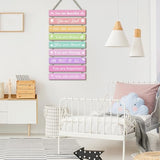Girls Room Wall Decor, Set of 9 Pieces Wall Decor for Girls Bedroom Teen Girl, Inspirational Wall Art Hanging Plaque for Kids Baby Girl Nursery Wall Decortaions