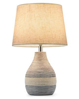 13" H Small Rechargeable Cordless Ceramic Table Lamp with Remote – RGB, Warm White Light, Timer, Dimmer – Battery Operated Lamp with Linen Shade for Patio, Bedroom, Living Room, Dining Table