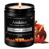 Fall Candles, Caramel Apple Scented, Autumn Seasonal Candle for Fall
