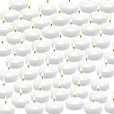 50 Floating Candles, Smoke-Free and odorless, Burning continuously for 5-6 Hours, White, 2-inch Floating Candles, Suitable for Valentine's Day, Weddings, Holidays, Home Decoration……