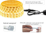 20FT Warm White Rope Lights Outdoor, 12V IP65 Waterproof Led Rope Lights Indoor Cuttable, Flexible Led Strip Lights Cuttable Plug-in for Patio Deck Bedroom Kitchen Bedroom Christmas