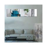 Wall-Mounted Dressing Mirror Bedroom Simple Floor Mirror eless Full Length Mirror 4 Pieces 11.8in Times 11.8in AN1018 914