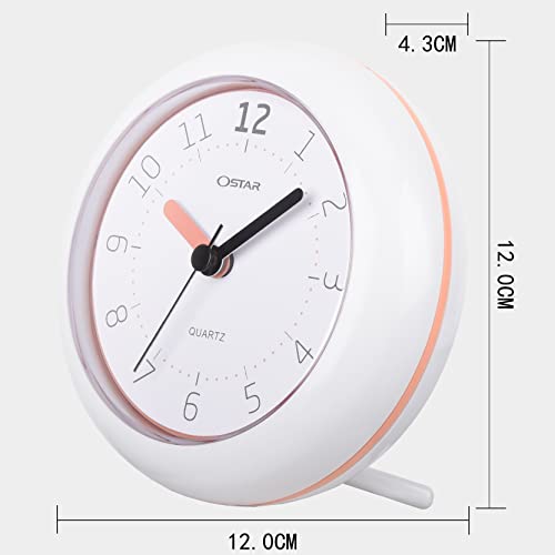 OSTAR Telling Time Teaching Wall Clock Waterproof Bathroom Shower Clock