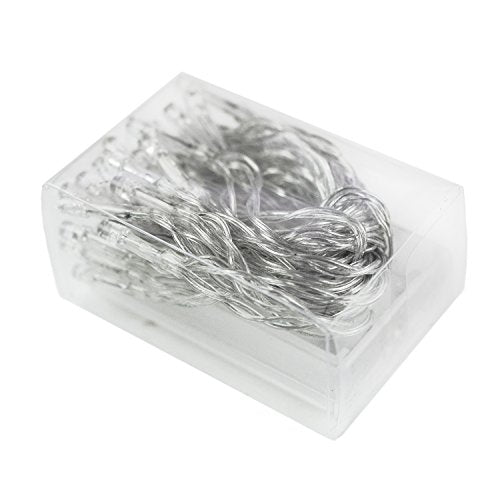 30 Mini Bulb LED Battery Operated Fairy String Lights in White, for Christmas, Wedding, Decoration, Crafts (158" inch Long String)