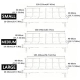 Ultra Soft Armless Sofa Bed Cover with Pillowcases, All-Inclusive Armless Futon Sofa Bed Cover Dustproof Armless Futon Cover 3 2 Seater Stretch Sofa Bed Slipcover, Easy to Install,H,S1