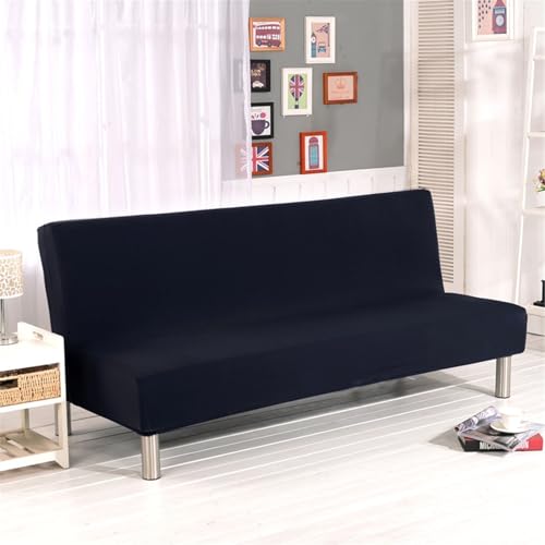 Futon Slipcover,Futon Covers Slipcover,Futon Covers Folding Sofa Cover Solid Color Futon Slipcover Polyester Elastic Fabric All Inclusive Cover