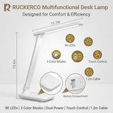 Led Desk Lamp Dimmable Desk Light Reading Lamp 3 Lighting Modes, Eye Protection Accessories, Study Desk Lamp Equipped USB Charger Suitable for Home Office is for Gift Giving