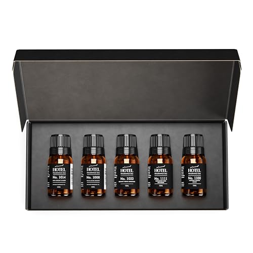 AirScent Hotel Diffuser Oil Gift Set - Buyers’ Best Picks - 10 mL, 0.34 fl oz Hotel Fragrance Oil Gift Set - Inspired by the Baccarat NYC, My Way and Capri Brezza and Other Hotel Scent Samples