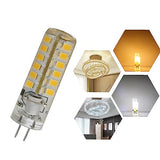 (6-Pack) Dimmable 5-Watt T4 GY6.35 LED Bulb 12-18V AC/DC, 48SMD 2835 LED, Warm White Color (Jc10 Bi-pin 35-40w Replacement) (Warm White .2700K)