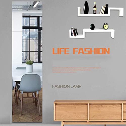 Wall-Mounted Dressing Mirror Bedroom Simple Floor Mirror eless Full Length Mirror 4 Pieces 11.8in Times 11.8in AN1018 914