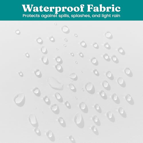 Oubonun 18x18 Waterproof Outdoor Pillow Inserts – Set of 2 Firm & Fluffy, Water Resistant Throw Pillows for Patio, Garden, Porch, or Indoor Decorative