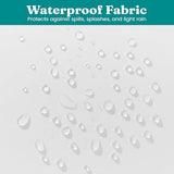 Oubonun 18x18 Waterproof Outdoor Pillow Inserts – Set of 2 Firm & Fluffy, Water Resistant Throw Pillows for Patio, Garden, Porch, or Indoor Decorative