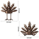 Metal Turkey Tea Light Candle Holders, Thanksgiving Candle Holder, Turkey Candle Holder, Metal Candle Holder, Thanksgiving Home Table Decoration (6)