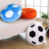 Plush Soccer Pillow, Round Ball Throw Pillow, Football Shaped Decorative Throw Pillow for Kids Room, Sofa, Bed-Soft & Fluffy Birthday Gift for Soccer Enthusiasts 15.7 Inch (40 cm)