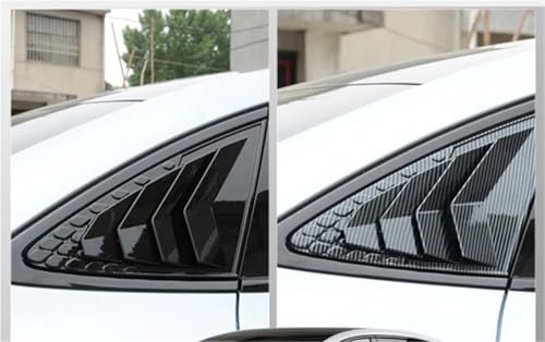 Compatible with BYD Seal 2022 2023 2024 Rear Window Triangular Louver Decorative Frame Exterior Decoration(6501)