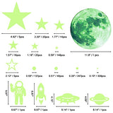 1078 PCS Glow in The Dark Stars for Ceiling Planets Galaxy Space Nursery Wall Stickers Rocket Astronaut Kids Boys Room Decorations Bedroom