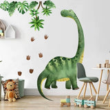 Large Dinosaur Wall Decals for Boys Bedroom Dino Footprints Wall Stickers Peel and Stick Baby Toddler Kids Room Wall Decor Murals for Nursery Daycare Classroom Decoration (KL-BM2063)