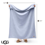 UGG Coco Luxury Throw Blanket for Sofa, 50" x 70", Lavender (Misty Wist)