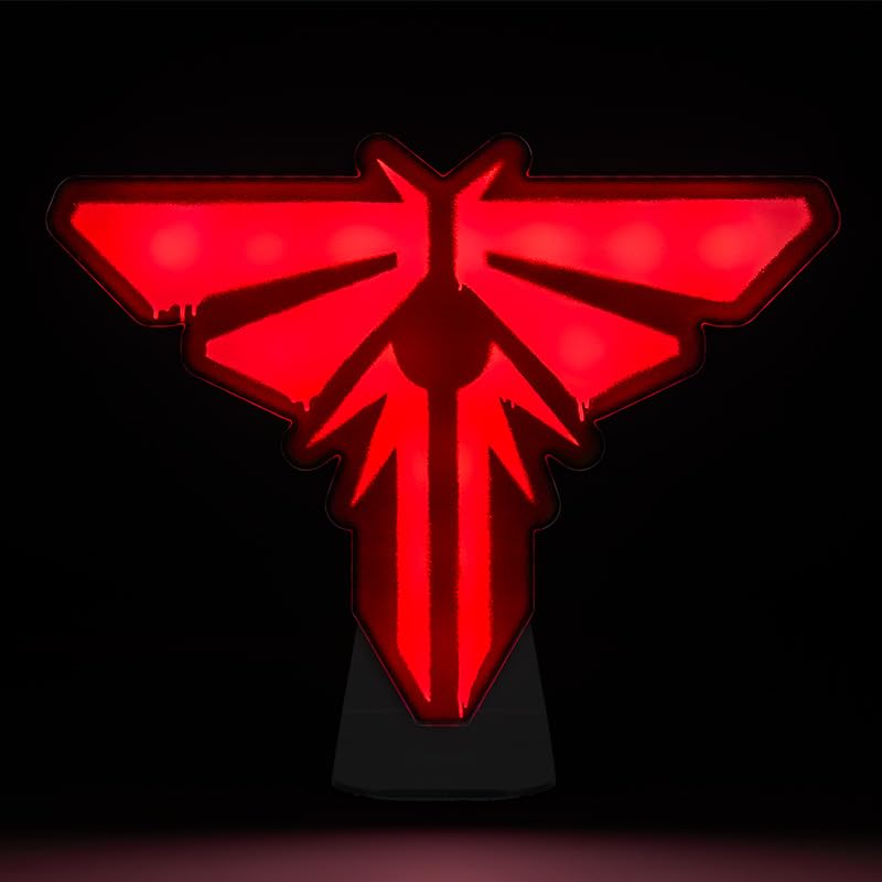 Paladone The Last of Us Firefly Light - Officially Licensed Movie Logo Light, Game & Living Room Decor and Gift, Neon Firefly Room Accessory and Nightlight for Fans of TV Show