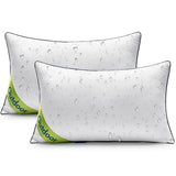 MIULEE 12x20 Outdoor Pillows, Pack of 2 Water Resistant Waterproof Pillow Inserts Decorative Stuffer for Sofa Couch Patio and Garden